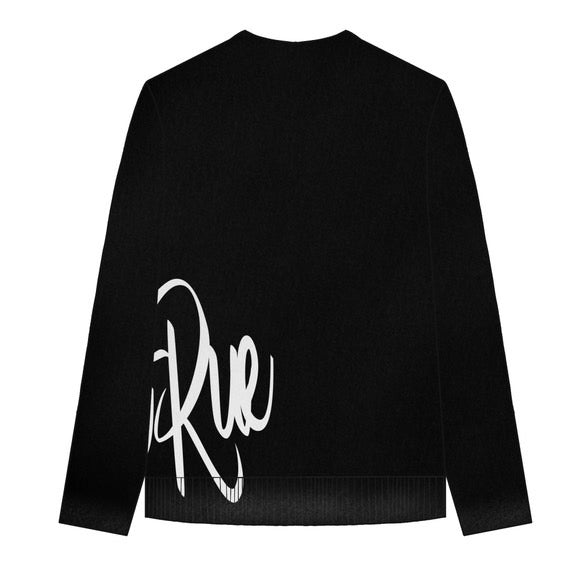 black knitsweater