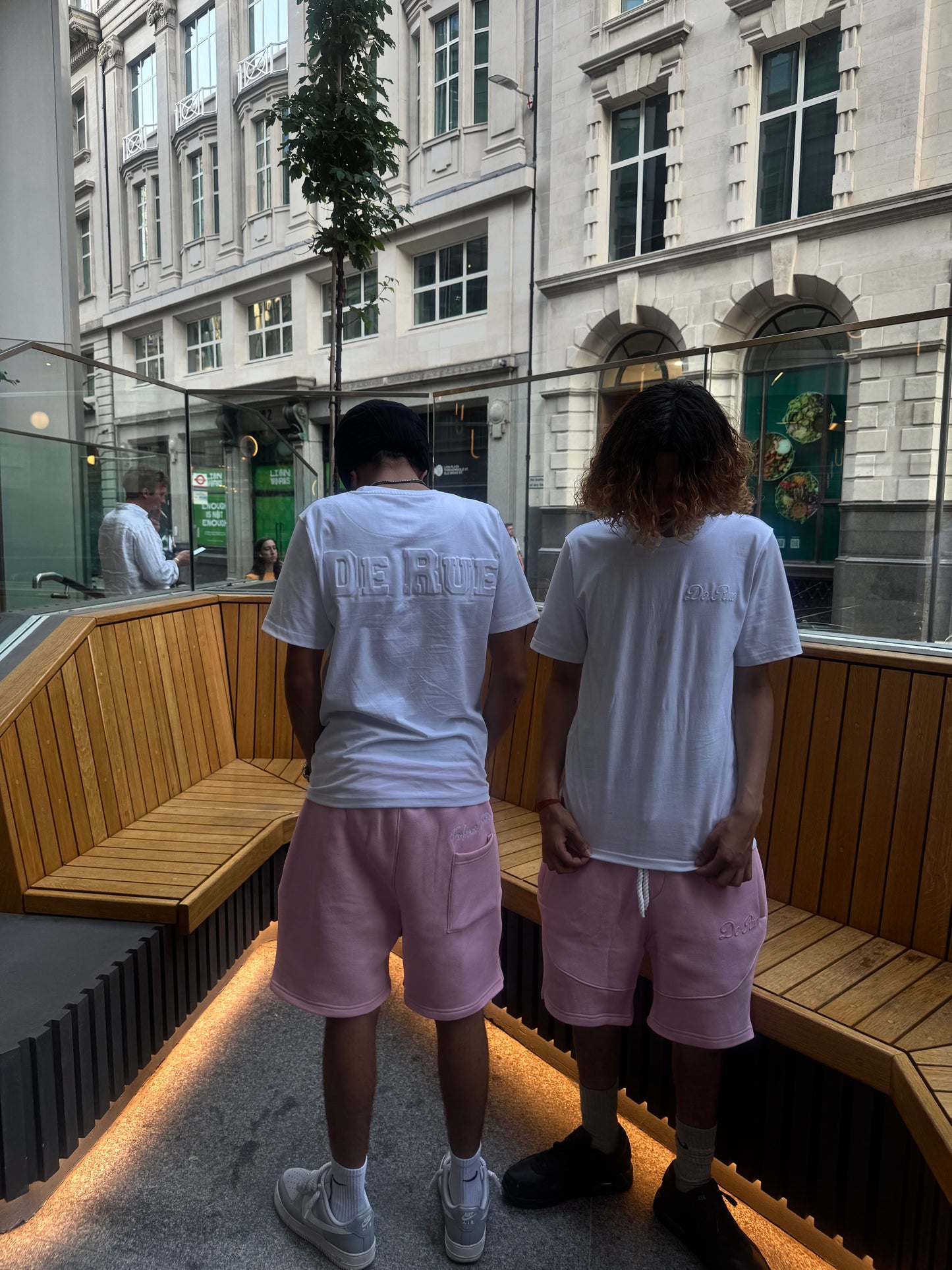 de rue shirt and short set