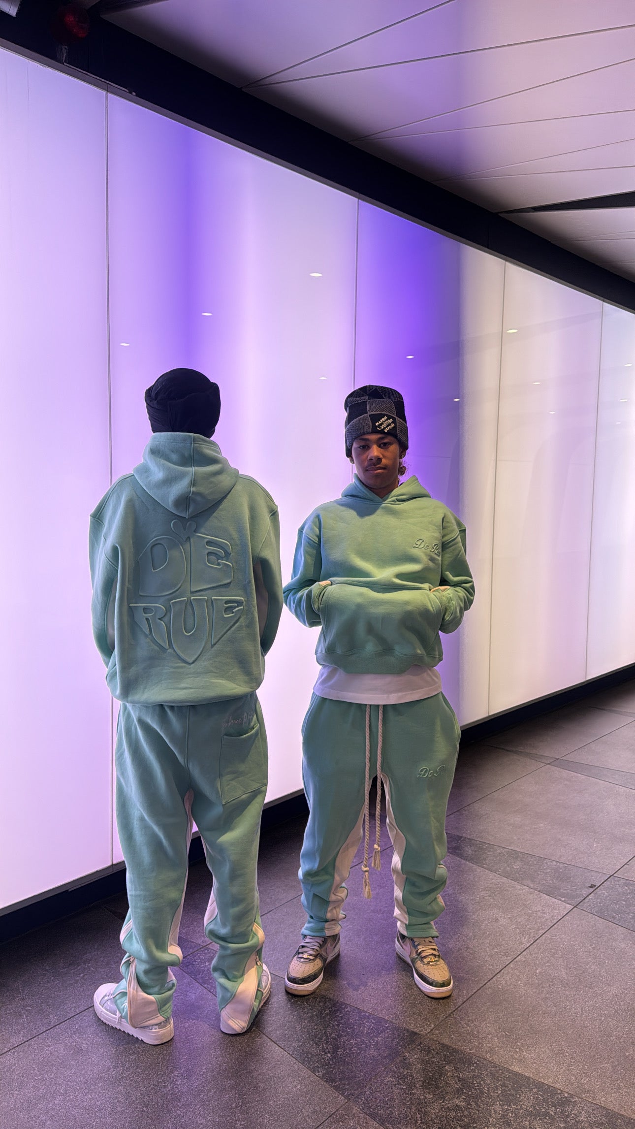 matcha green joggers