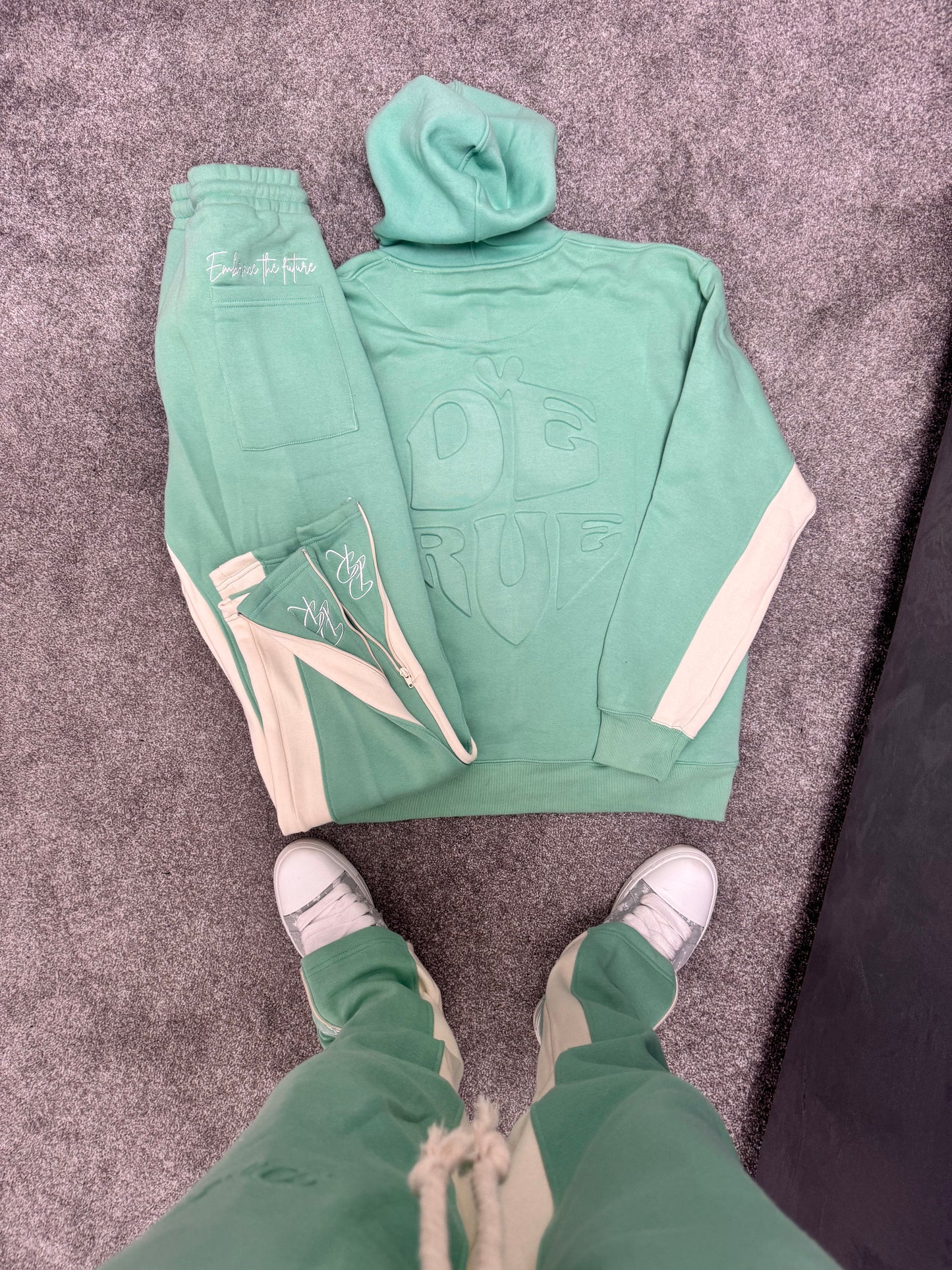 matcha green hoodie